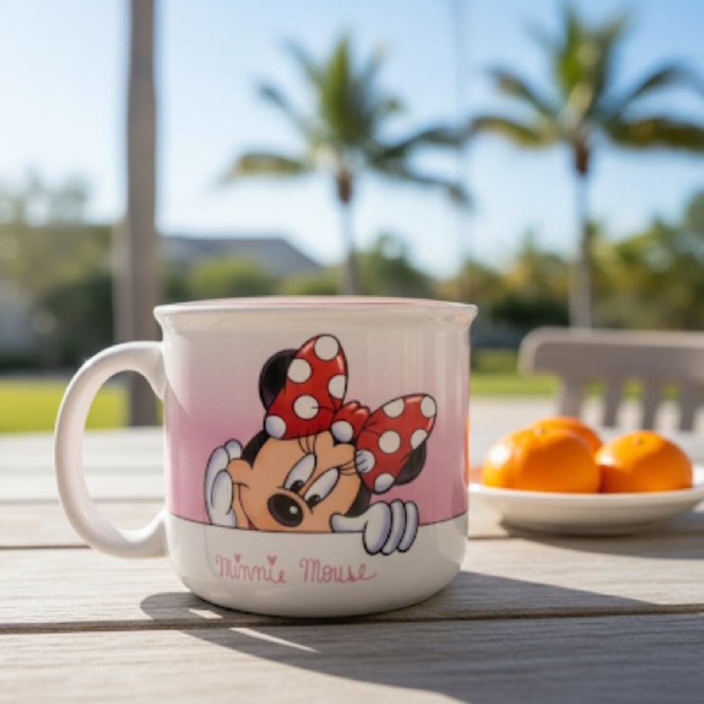 Minnie Mouse Peek-a- Boo  Disney World coffee mug